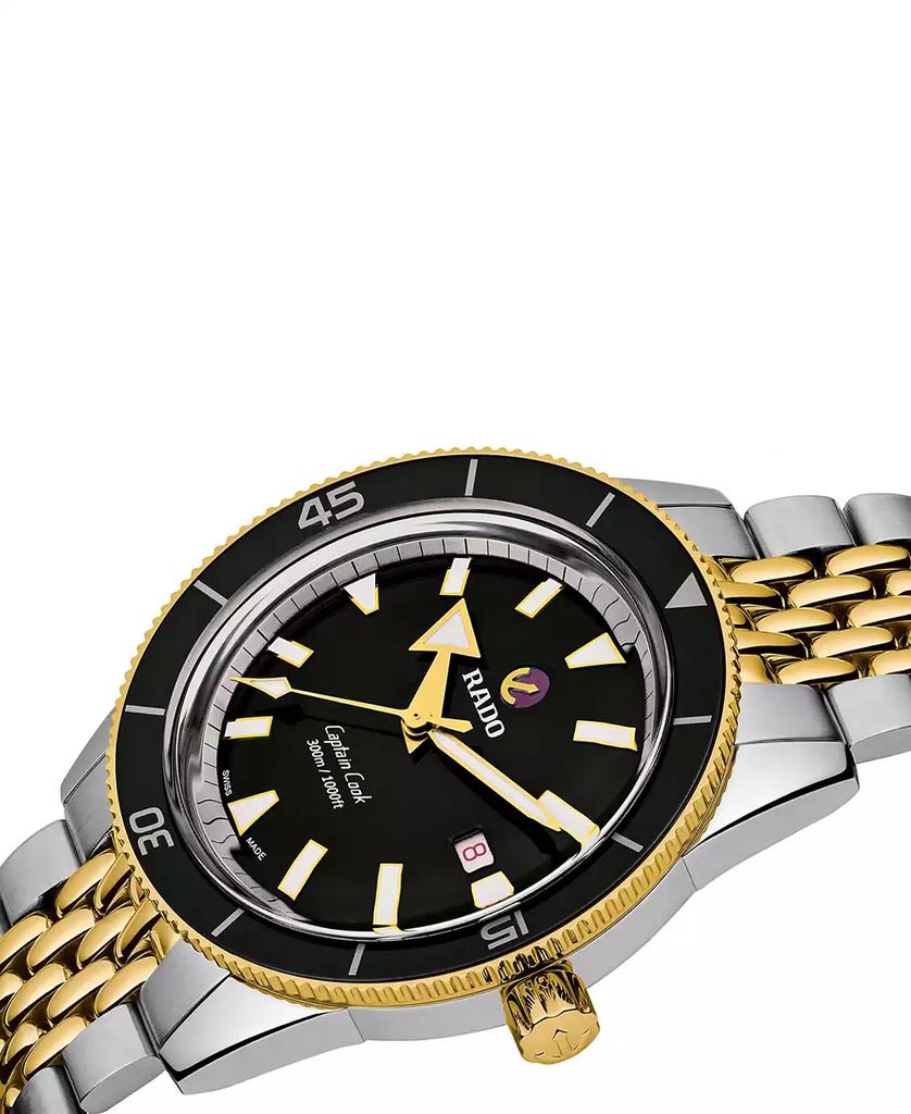 Rado Men's Captain Cook Automatic Two-Tone Stainless Steel Bracelet Watch 42mm