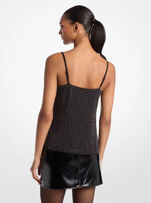 Michael Kors Rhinestone Georgette Camisole Tank Top 2