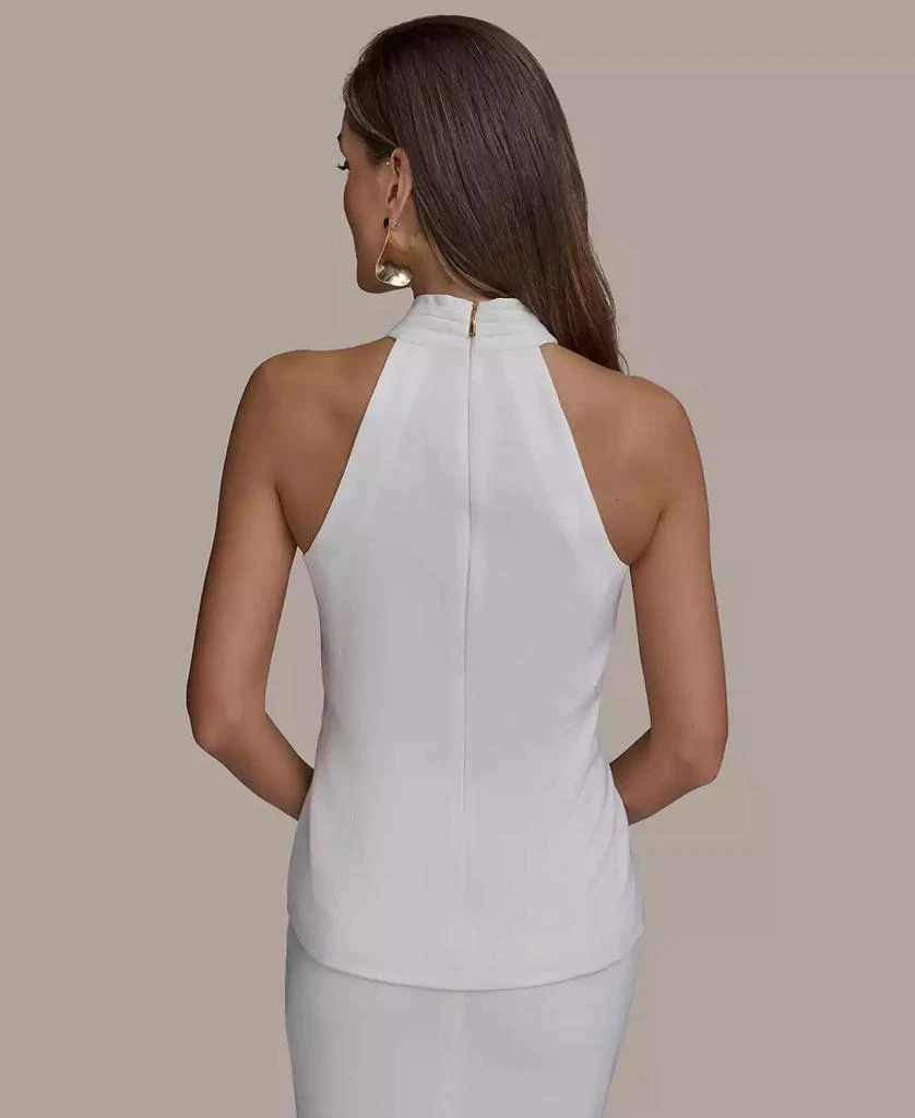Donna Karan Women's Button-Front Halter Vest 2