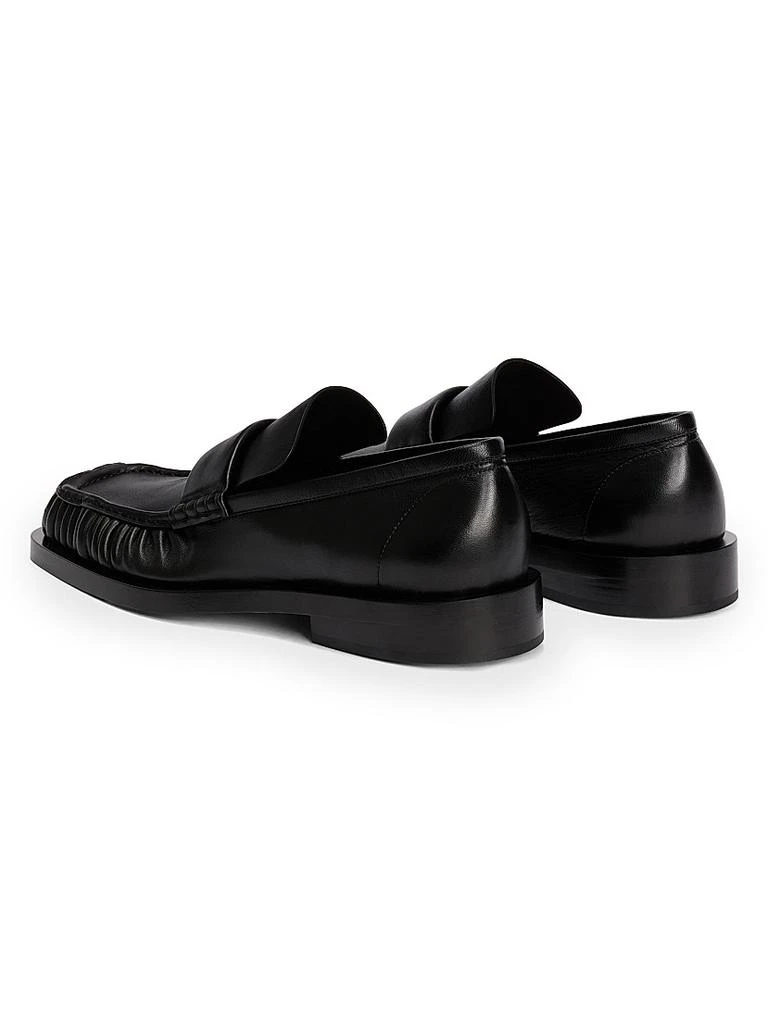 Jil Sander Square Toe Leather Loafers 3