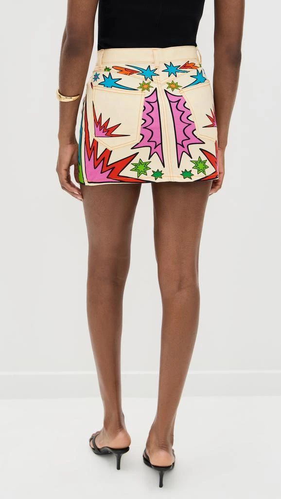 BruceGlen Play Print Denim Mini Skirt 2