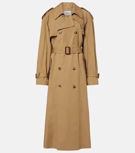 Yves Saint Laurent Cotton and silk trench coat 1