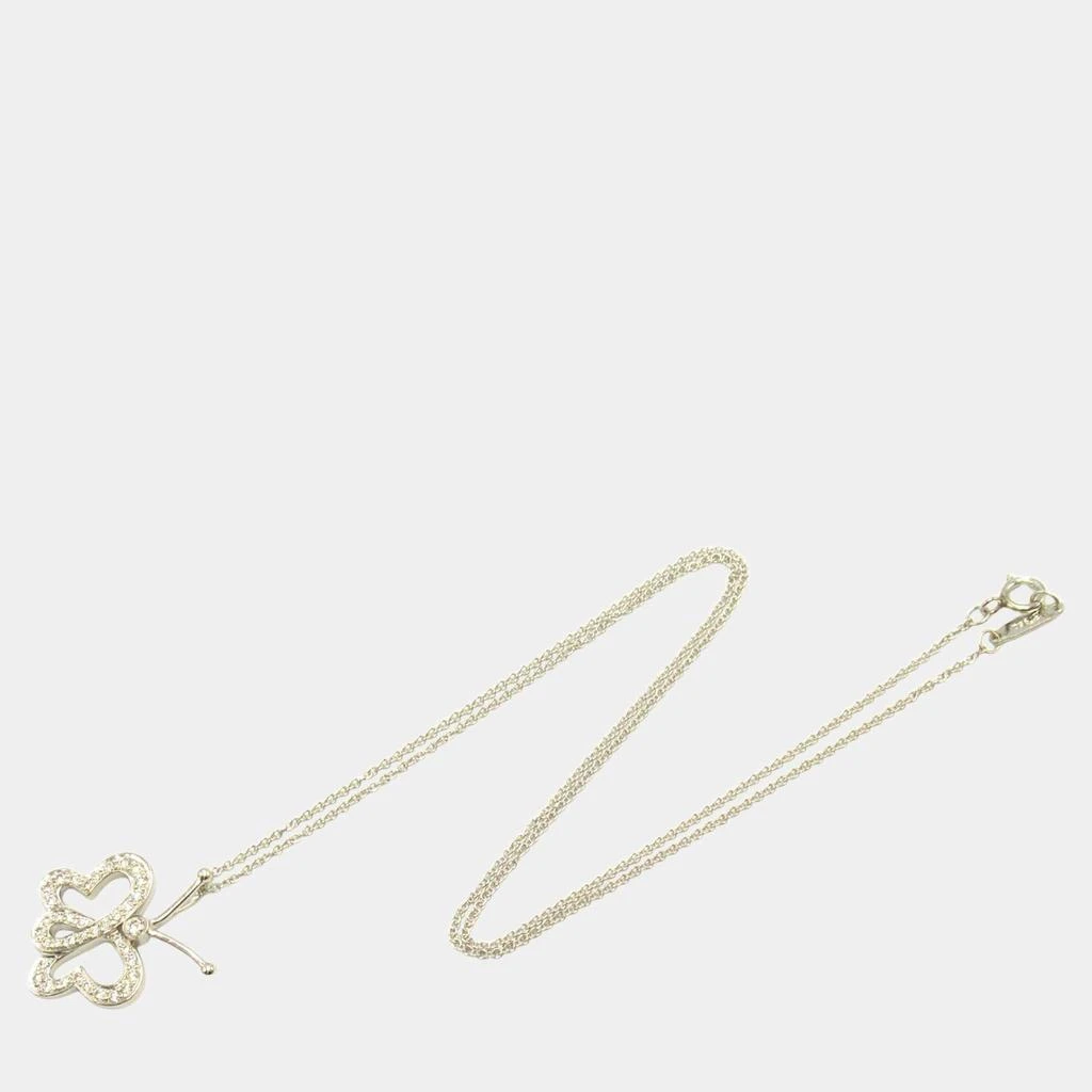 Tiffany & Co. Tiffany & Co. Papillon Necklace Pt950 Platinum Diamond Clear Metal 2