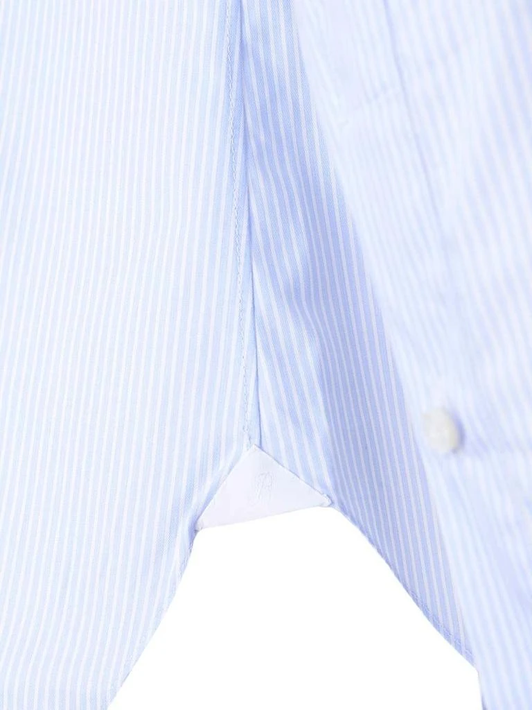 BARBA Barba Pinstriped Straight-Hem Shirt 4