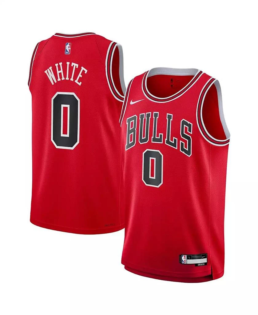 Outerstuff Big Boys and Girls Coby White Red Chicago Bulls Swingman Jersey - Icon Edition 1