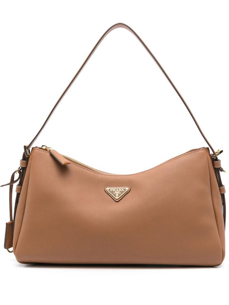 Prada Medium Leather Aimée Shoulder Bag - Shoulder Bags