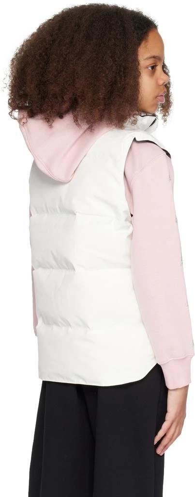 Canada Goose Kids White Vanier Down Vest 3