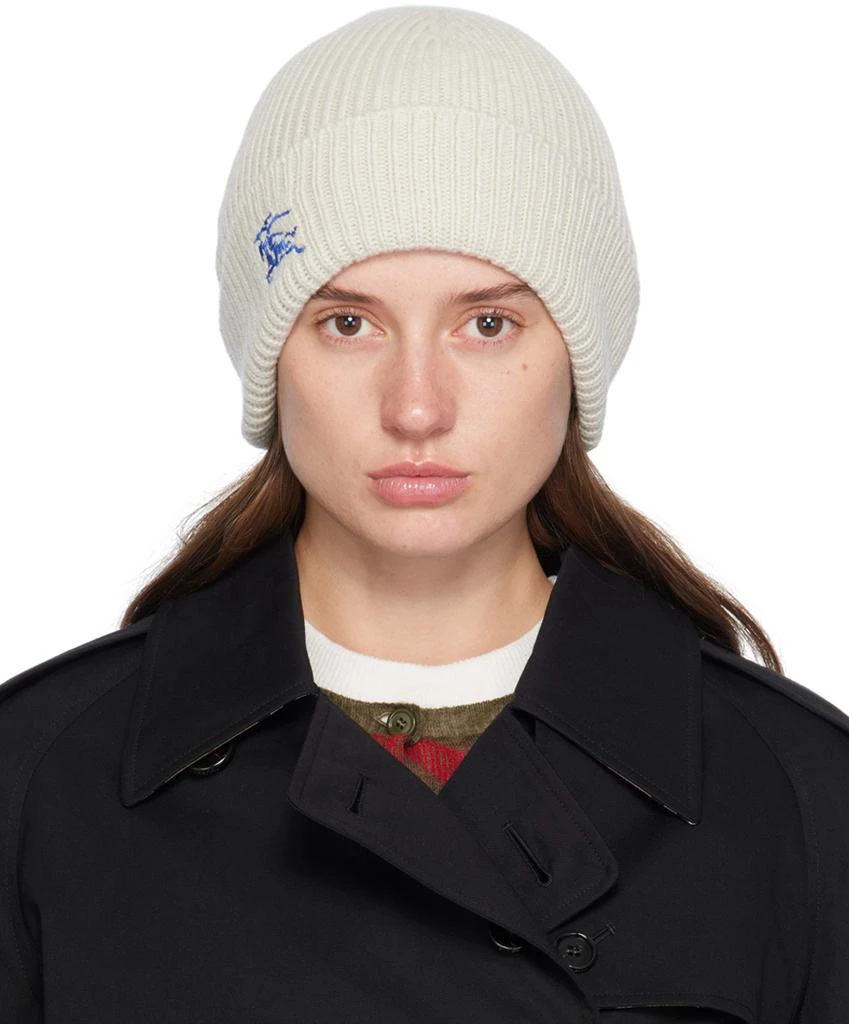 Shop Off-White Equestrian Knight Cashmere Beanie on Sale at