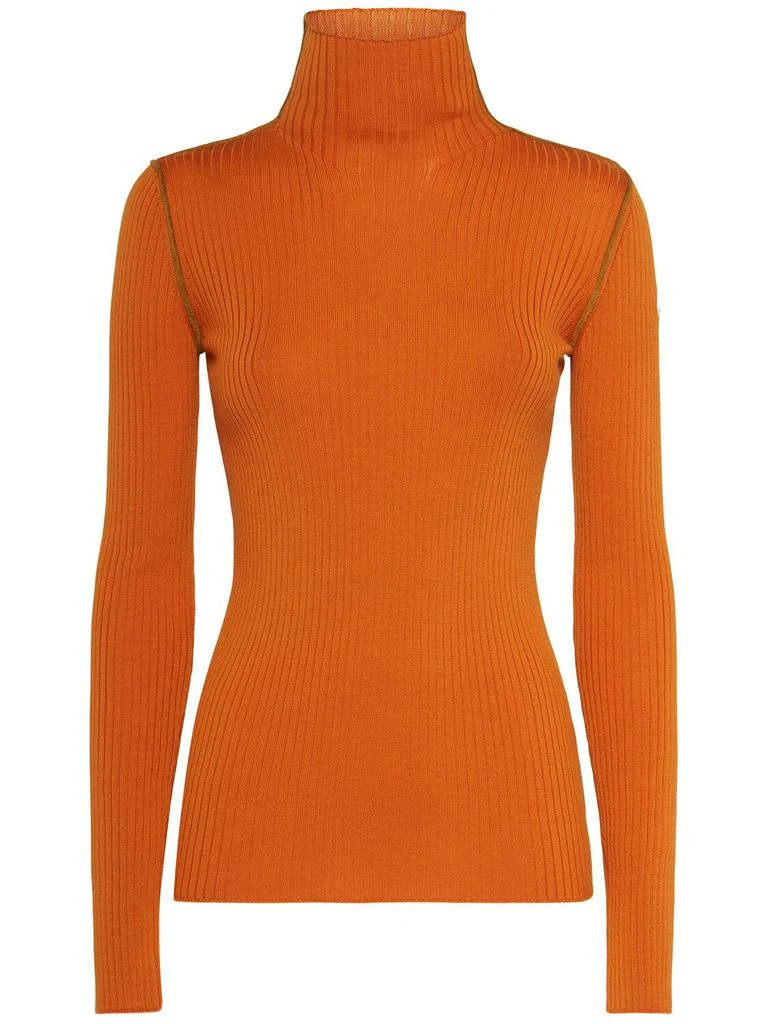 Moncler Wool Blend Polo Neck Jumper 1