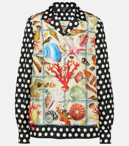 Dolce 
Gabbana Capri printed silk shirt 1