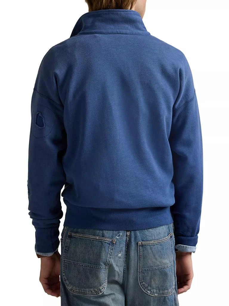 Ralph Lauren Vintage Fit Fleece Half-Zip Collared Sweatshirt 4