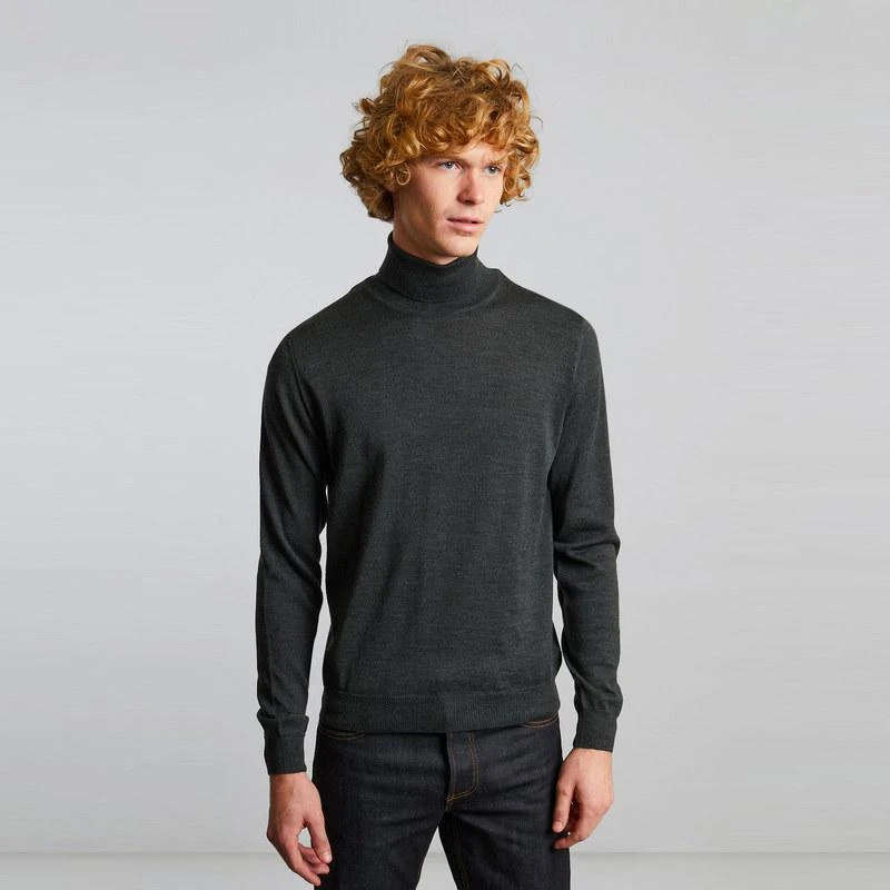 L'Exception Paris Merino wool turtleneck jumper Khaki L'EXCEPTION PARIS 1