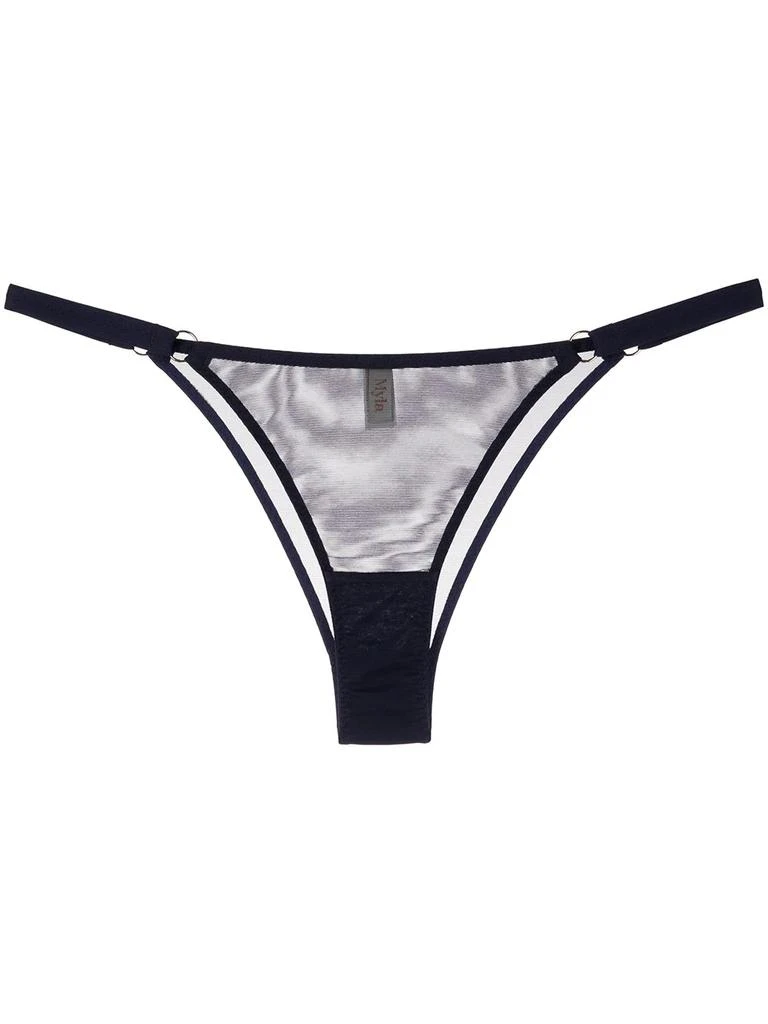 Myla Piccadilly sheer thong - women -  -  - Purple 1