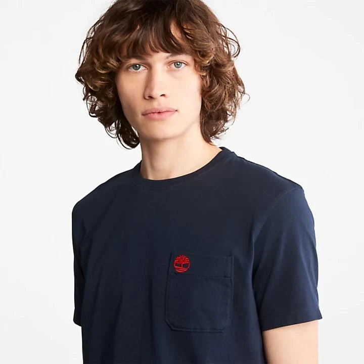 Timberland Dunstan River Pocket T-shirt for Men in Navy 5