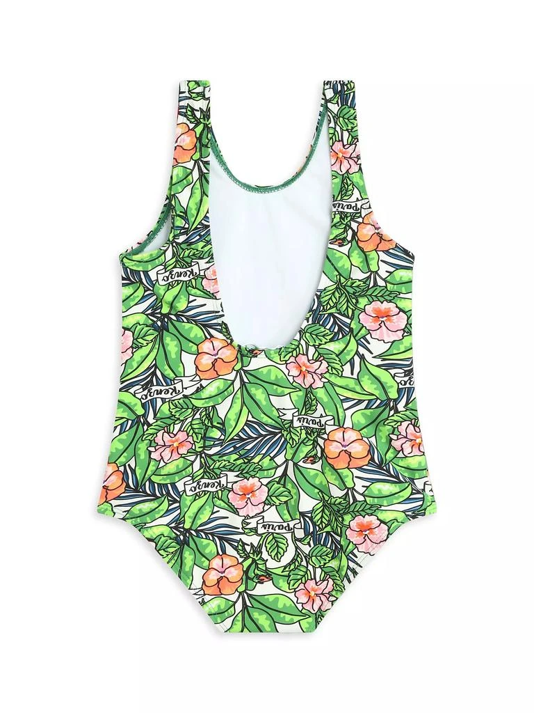Kenzo Little Girl's & Girl's Floral Print One-Piece Swimsuit 2