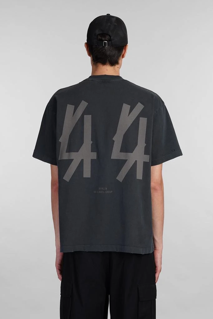 44 Label Group T-shirt In Black Cotton 3