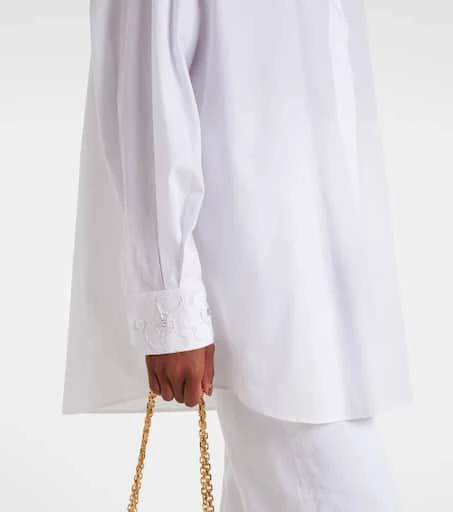 Dolce 
Gabbana Embroidered cotton poplin shirt 5