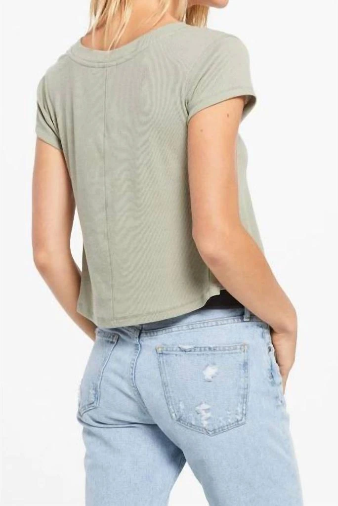 Z Supply Z Supply - Ava Rib V-Neck Tee 2