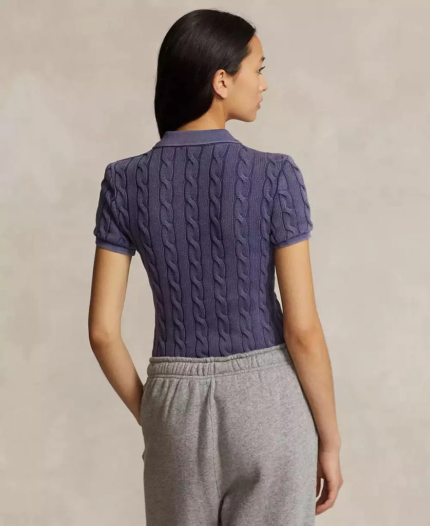 Ralph Lauren Women's Cable-Knit Polo Shirt 2