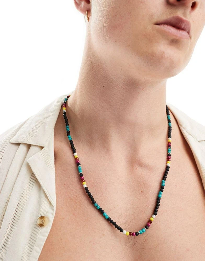 CLASSICS 77 Classics 77 dusk til dawn bead necklace in multi 1