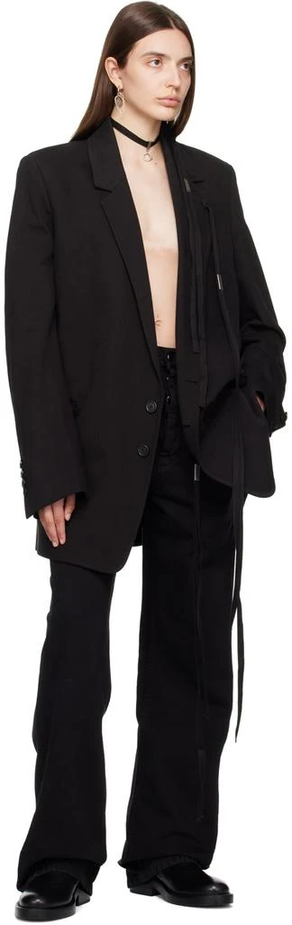 ANN DEMEULEMEESTER Black Hernica Boots 5