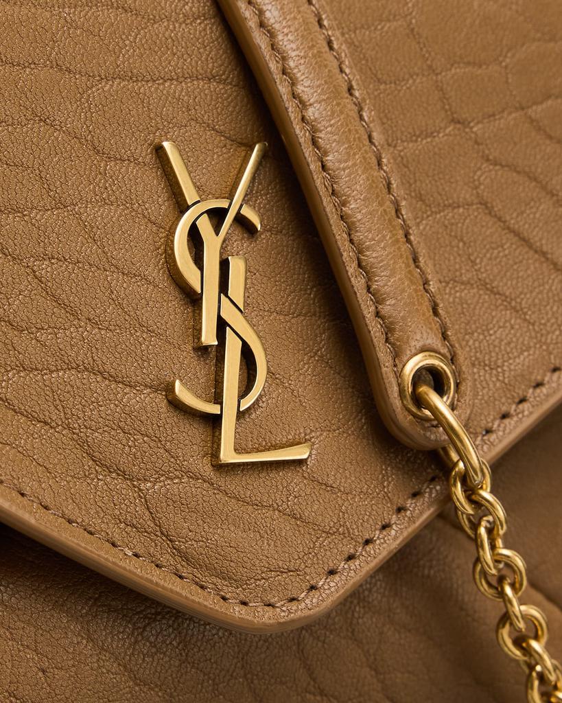 Yves Saint Laurent YSL オクタゴンケース 稼働品 Saint Laurent YSL Black Grained Leather Cassandre Matelasse Card