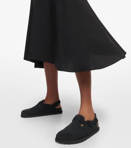Birkenstock Tokio suede slingback clogs 4