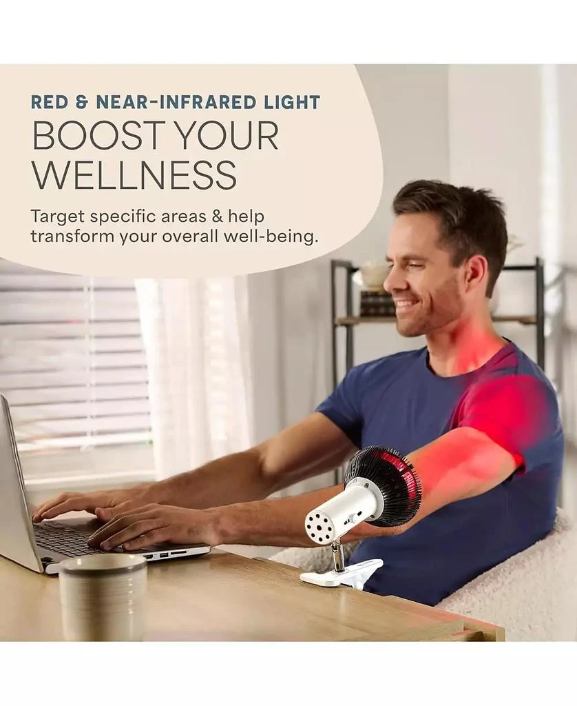 LifePro InfraGlow NIR 
Red Light Therapy Lamp with 18 LEDs – Infrared Therapy for Pain Relief, Skin Wellness, and Recovery 5