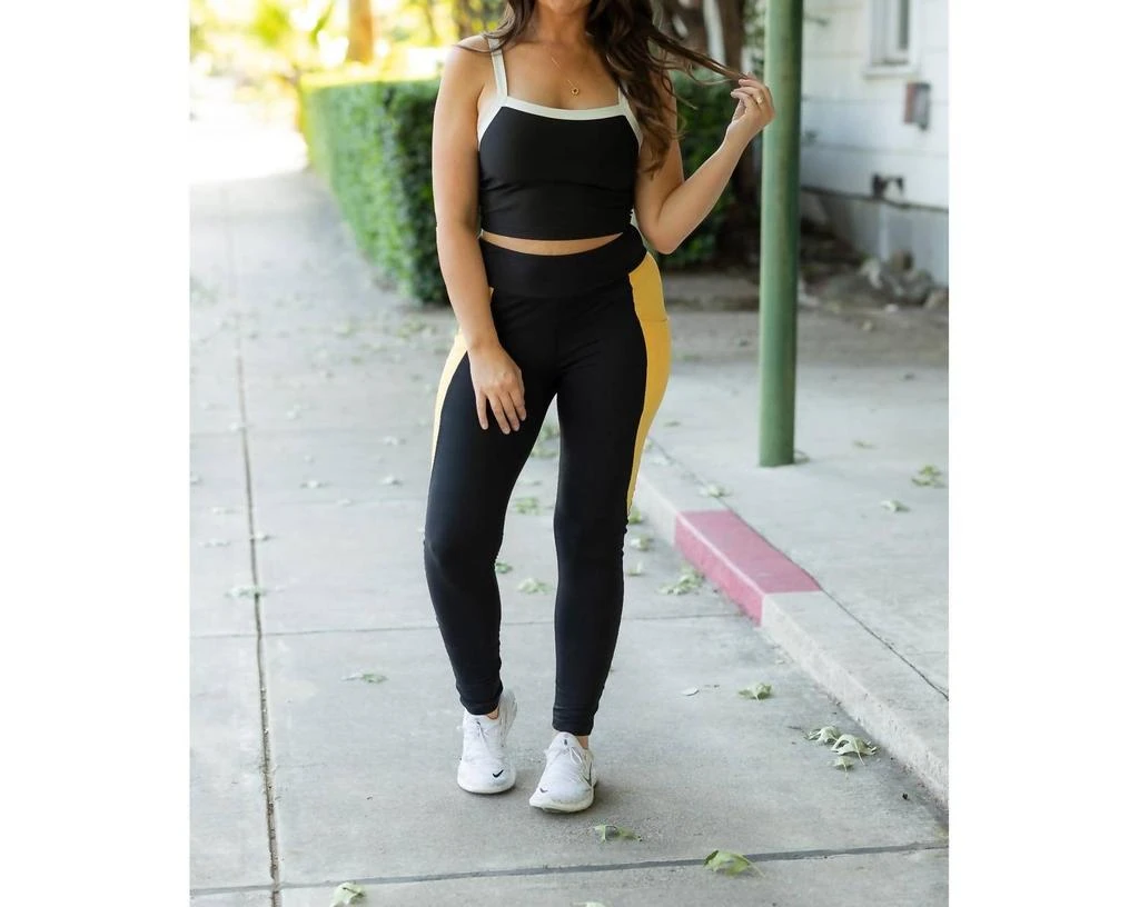 Julia Rose Julia Rose - Yasmine Panel Full-length Leggings