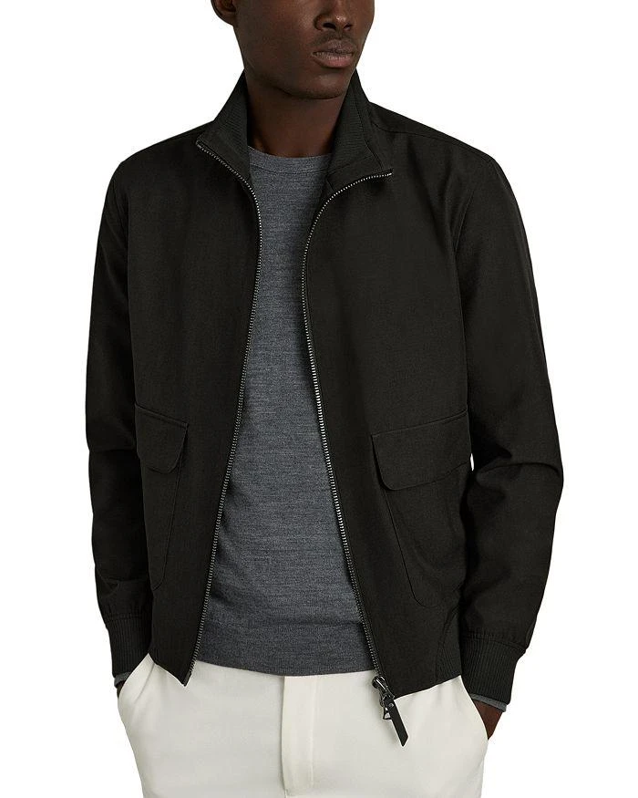 REISS Rufus Zip Through Funnel Neck Jacket 1