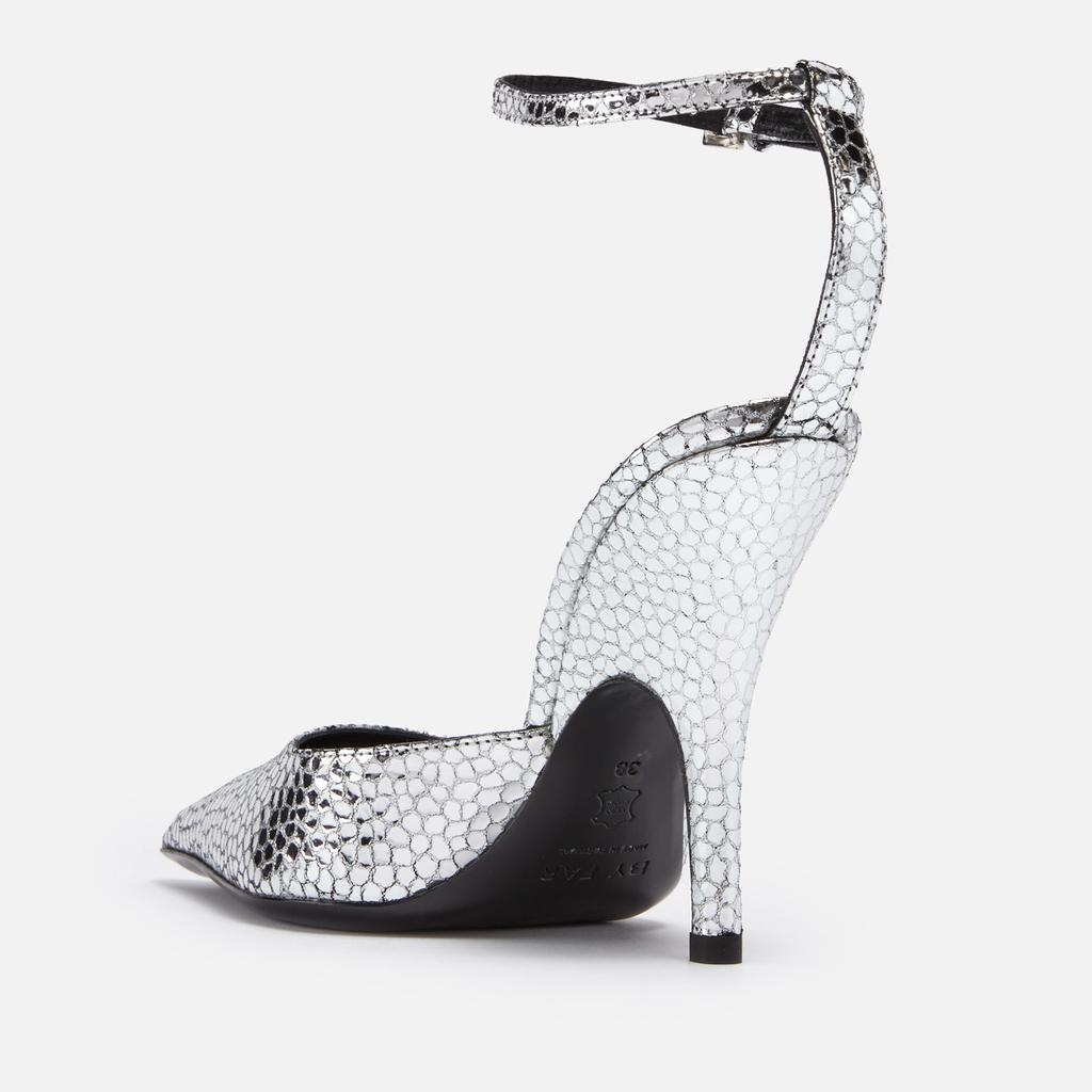 by FAR BY FAR Women's Eliza Metallic Leather Heeled Pumps
