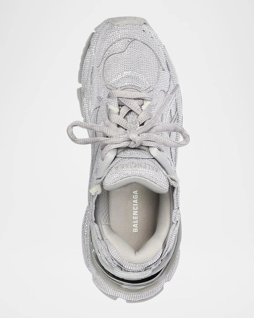 Balenciaga Runner Rhinestone-Embellished Fashion Sneakers 4