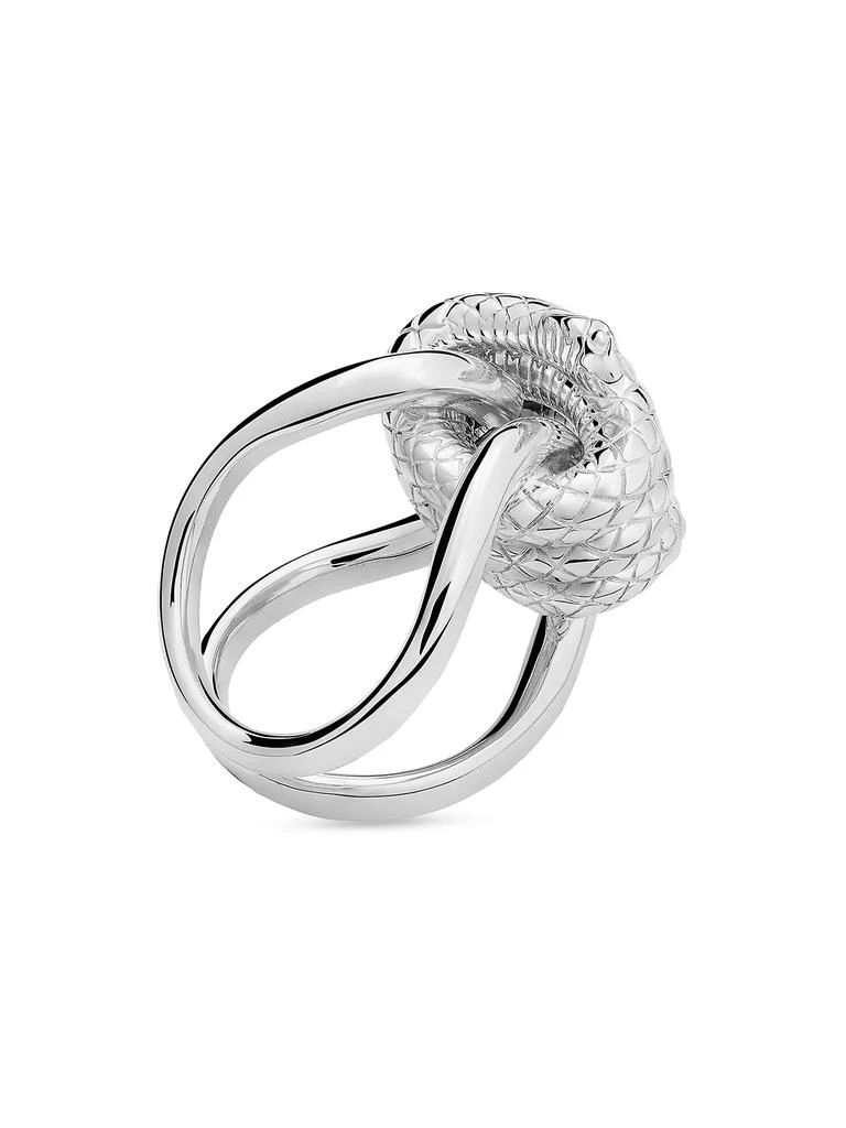 TANE Mexico 1942 Animales Sterling Silver Snake Knotted Ring 2