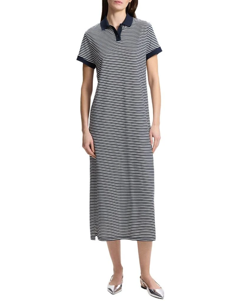 Theory Stripe Polo Dress 1
