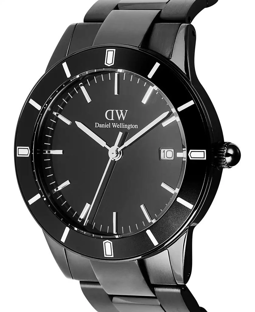 Daniel Wellington Men's Analog Black Stainless-Steel Watch, 40mm 4