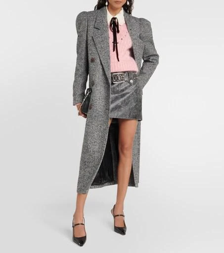 Alessandra Rich Embellished wool-blend sweater 2