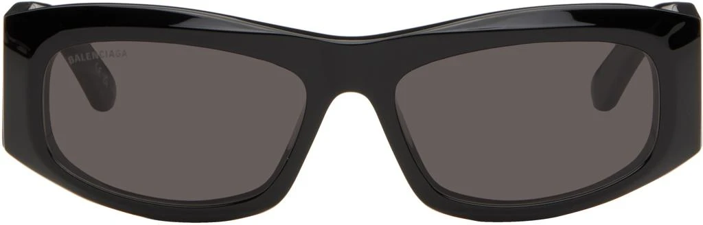Balenciaga Black Signature Square Af Sunglasses 1