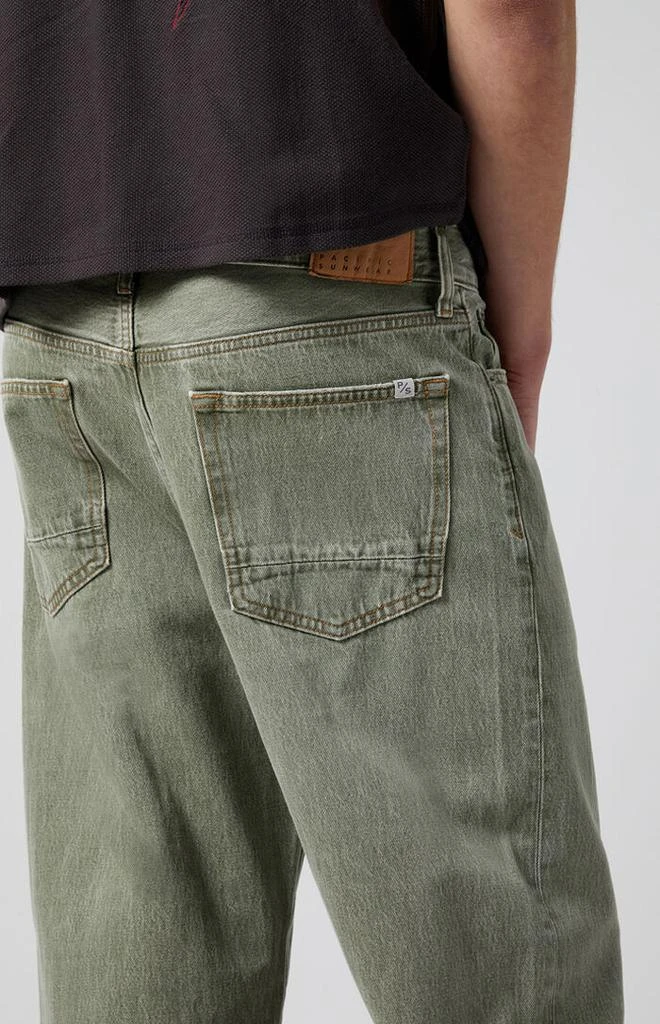 PacSun Dylan Baggy Jeans Overdyed Olive 5