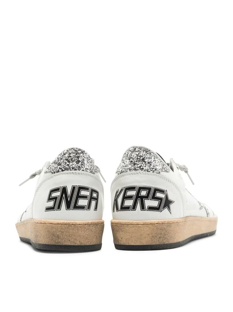 Golden Goose BALLSTAR SNEAKERS IN LEATHER AND GLITTER 3