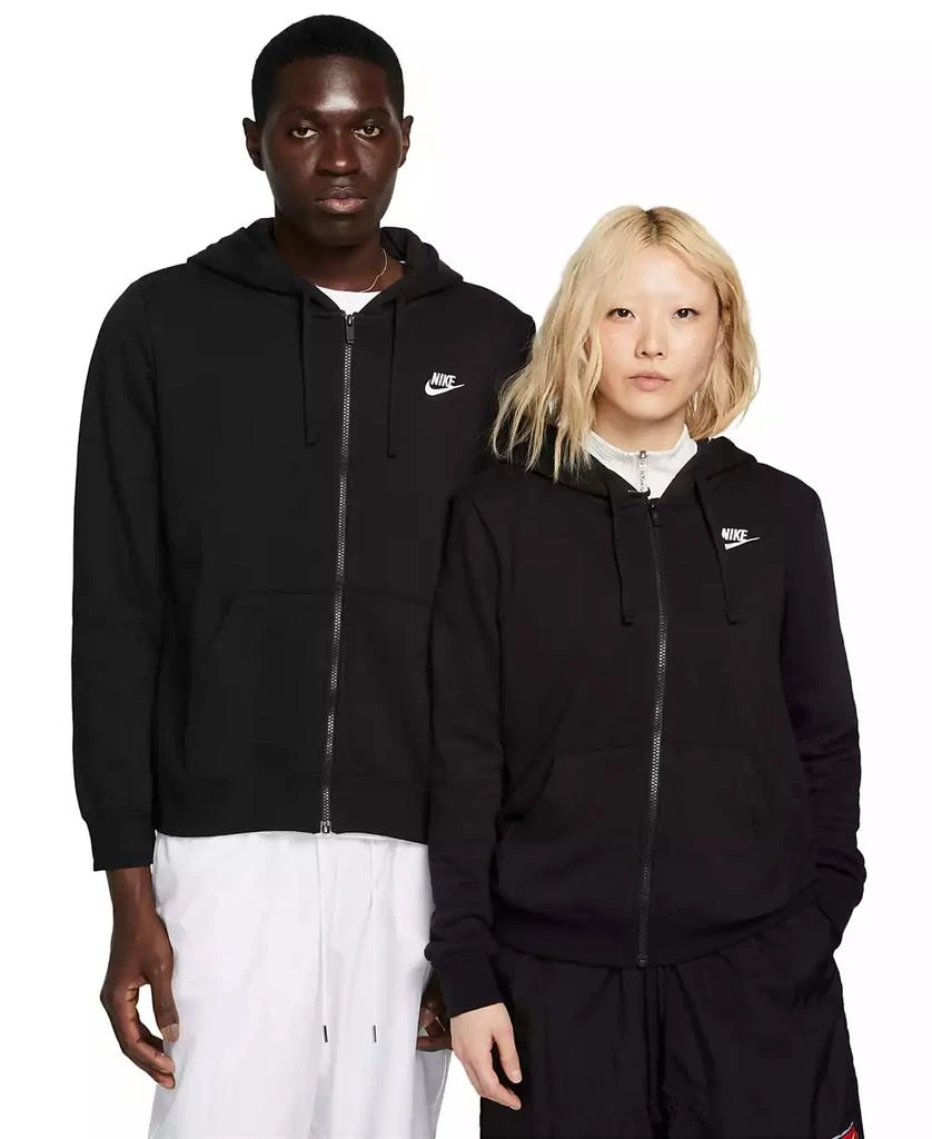 NIKE Women's Sportswear Club Fleece Full-Zip Hoodie 5