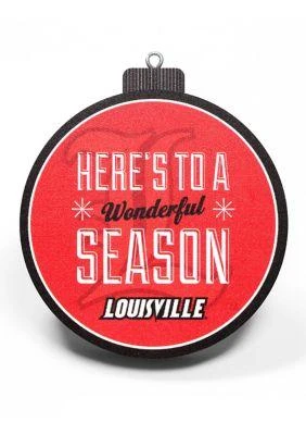 YouTheFan The Fan Ncaa Louisville Cardinals 3D Logo Series Ornaments 2