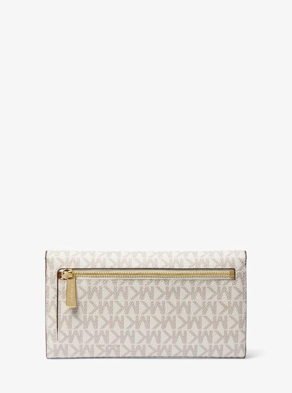 michael_kors Jet Set Large Logo Trifold Wallet 3