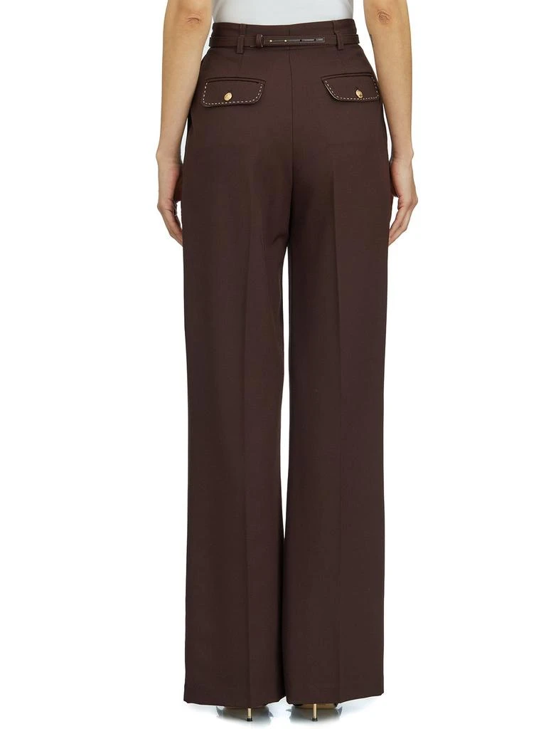 ELISABETTA FRANCHI Elisabetta Franchi Contrast Topstitched Cool Trousers 2
