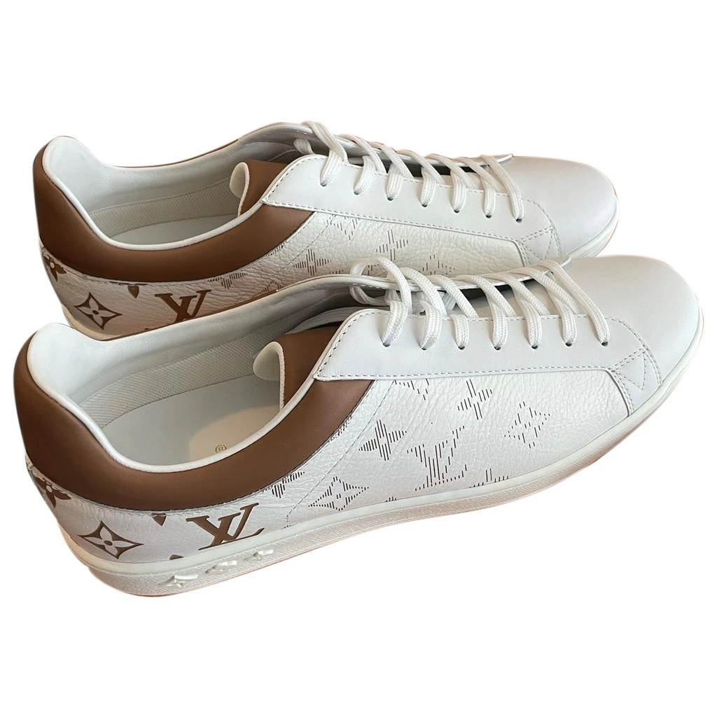 Louis Vuitton Louis Vuitton Luxembourg leather low trainers 1