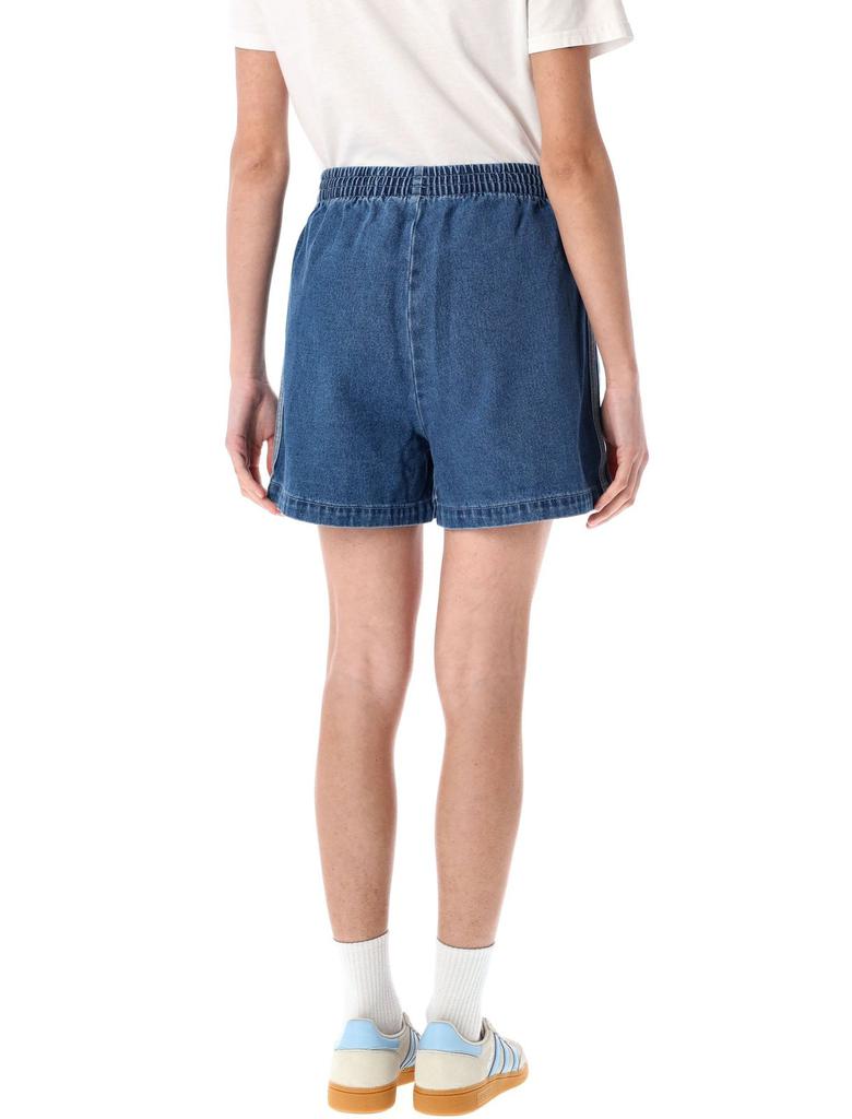 ★adidas originals★W ADICOLOR DENIM FIREBIRD SHORTS★追跡可 adidas Originals Adicolor Denim Firebird Shorts Women Casual
