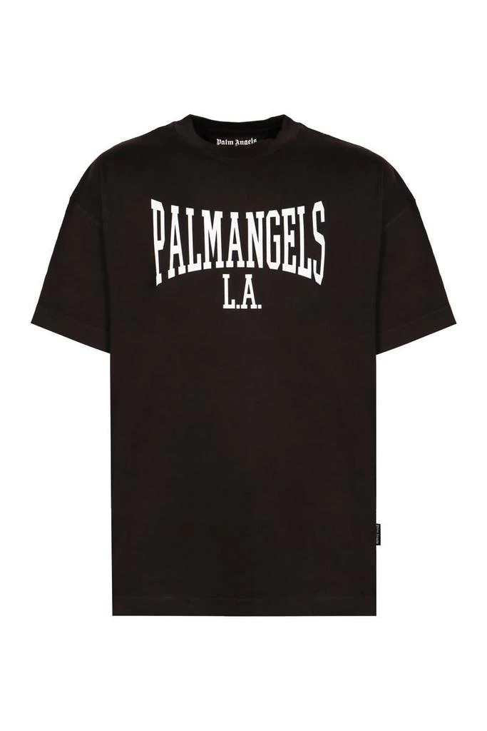 Palm Angels Palm Angels Logo Cotton T-Shirt 1