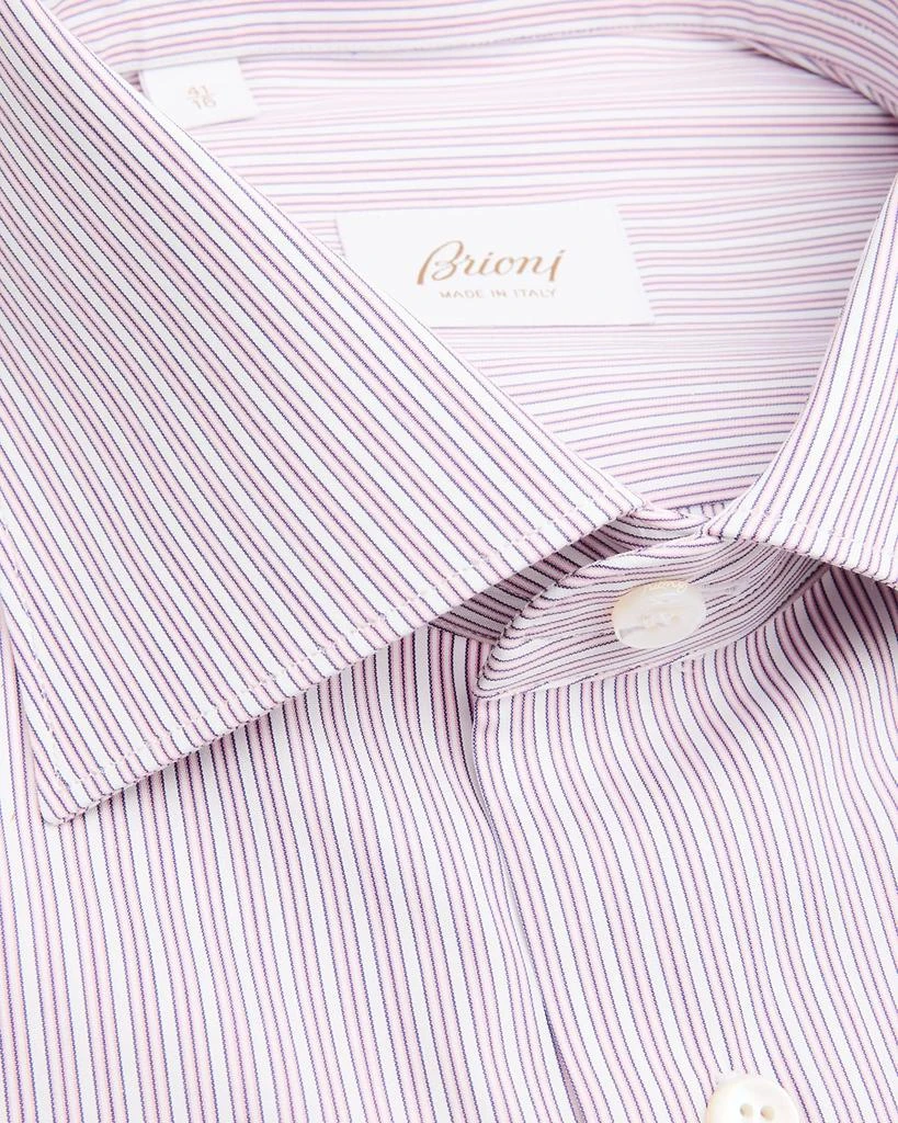 Brioni Men's Cotton Multi-Stripe Classic Fit Dress Shirt 2