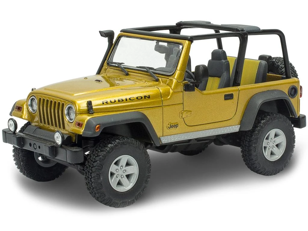 Revell Level 4 Model Kit Jeep Wrangler Rubicon 1/25 Scale Model by 2