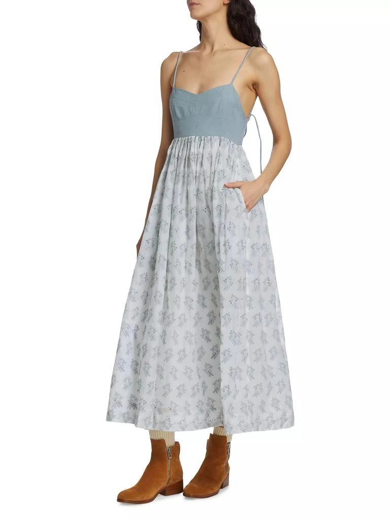 The Great The Camelia Eyelet Maxi Dress 4