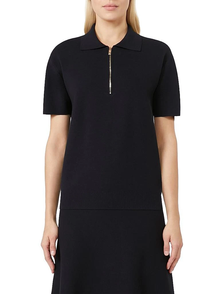 Max Mara Viscose Yarn Polo Shirt 2